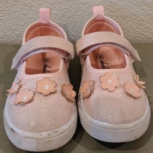 Mary Jane Pink Sparkle Shoes